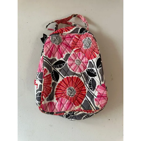 Vera Bradley Cheery Blossoms Geometric Floral Asian Inspired Cooler Lunch Bag - Image 2