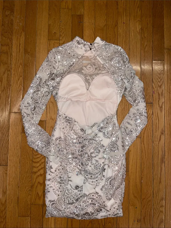 Long Sleeve Mini Dress - Image 3