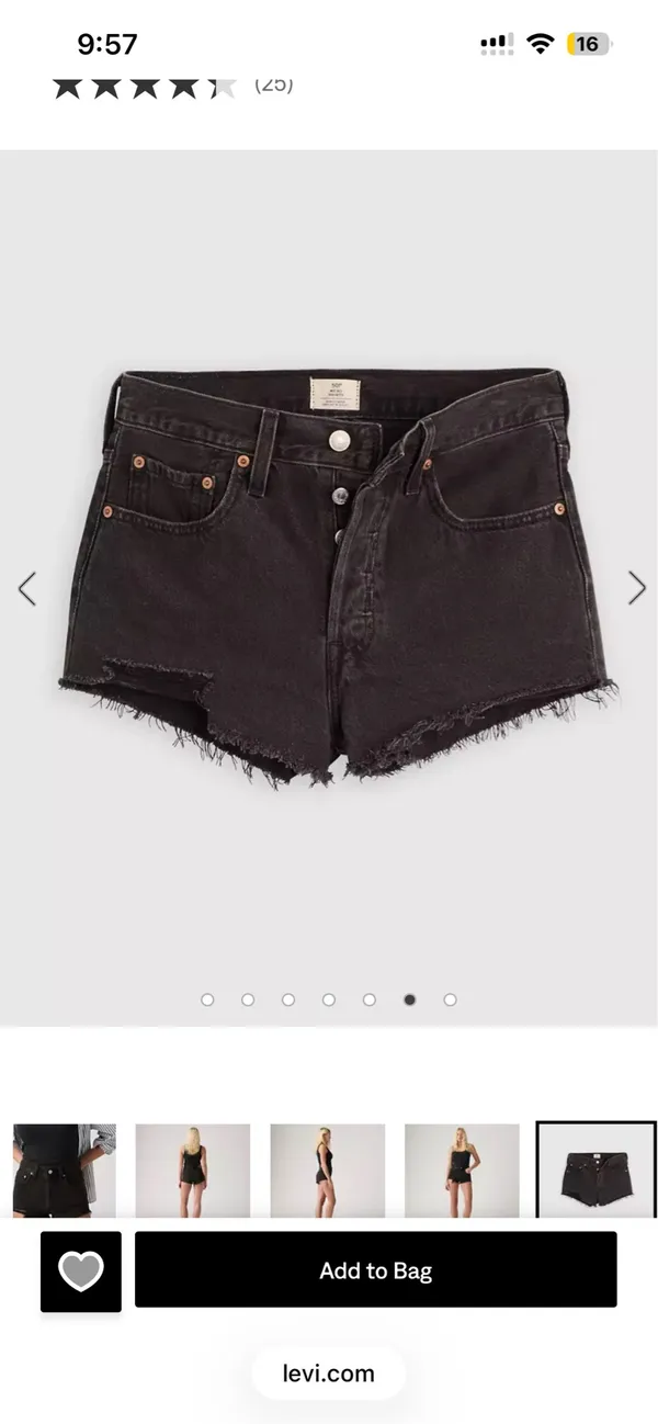 Levi’s 501 jean shorts  - Image 4