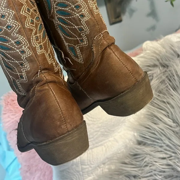 Coconuts by Matisse Cowboy Western Boots Tan - Image 7