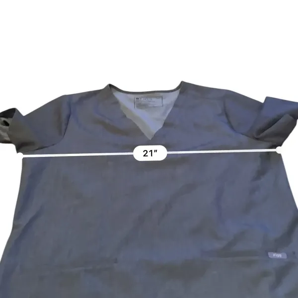 FIGS Technical Collection Casma Scrub‎ Top Women's Medium Graphite Gray - Image 6