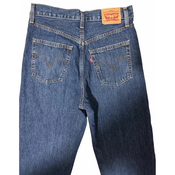 Levis Ribcage Straight Ankle Snap Button Fly Jeans Women's‎ Size 29 - Image 4