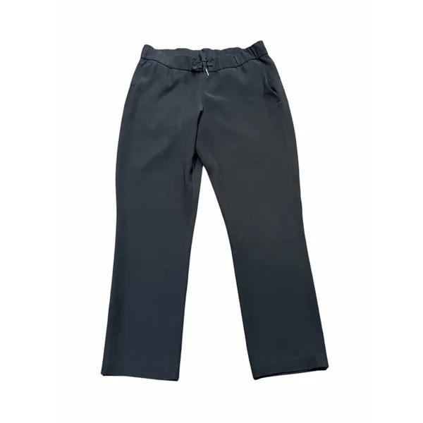 Lululemon On The Fly Woven Pants Women's Size 8 Black 28"‎ Inseam Wrinkle Free - Image 2