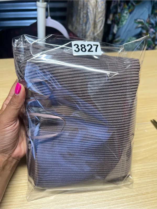 Babaton Ribbed Cami Mini Dress in Brown - Image 13