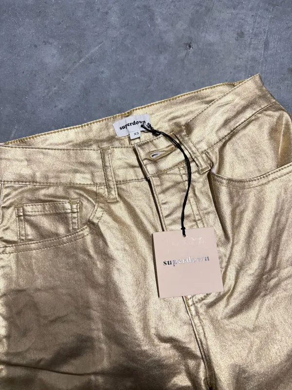 Super down gold jeans - Image 2
