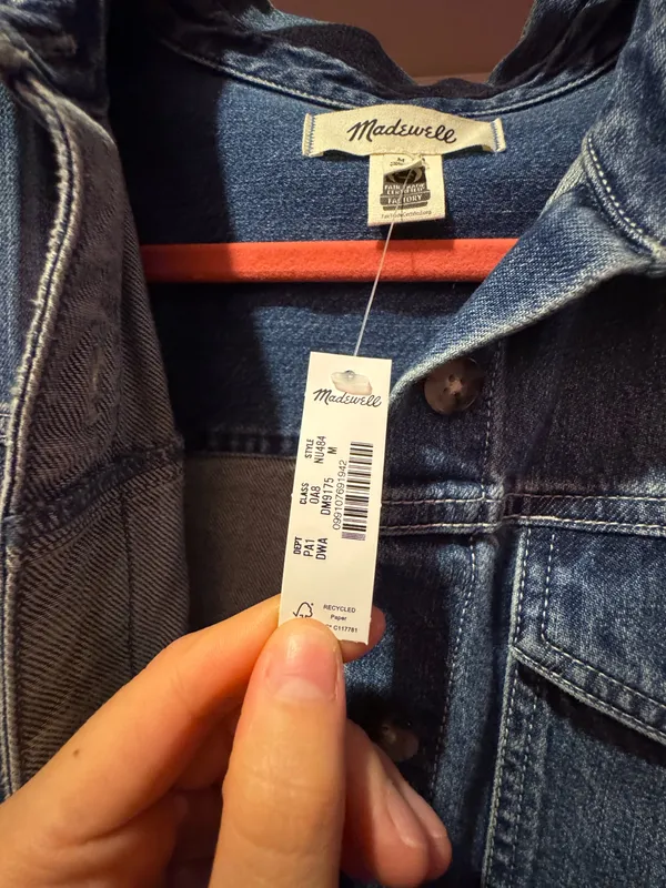 Madewell Denim Dress Button Front - Image 2
