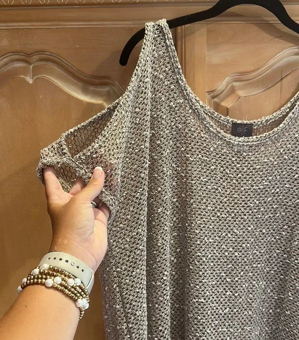 Elif Swimsuit Coverup Gray Size M - Image 3