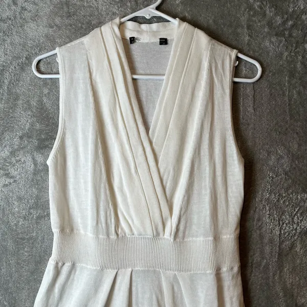 Peruvian Connection Adriatico Dress Size XS‎ White Pima Cotton - Image 2
