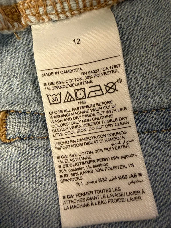 Old Navy Light Blue High Rise Loose Fit Jeans - Image 4