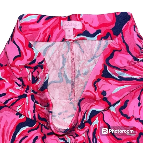 Lilly Pulitzer Georgia May Mid-Rise Palazzo Pants in Bright Flirty Navy - Image 4