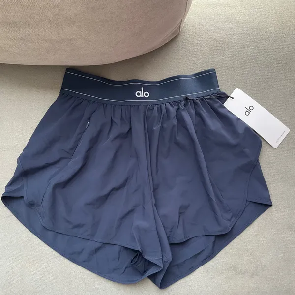 Alo Yoga Match Point Short Navy M - Image 2