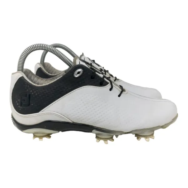 FootJoy DNA Golf Shoes Womens 6.5 White Black Spiked Cleats Athletic FJ - Image 6