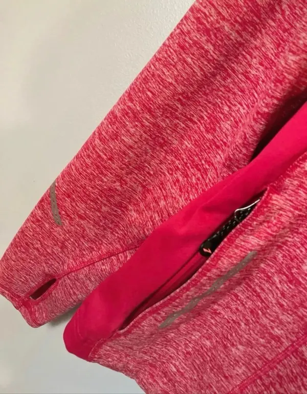 Brooks Equilibrium Thermal/Running Jacket full zip Hoodie pink Small #1100 - Image 2