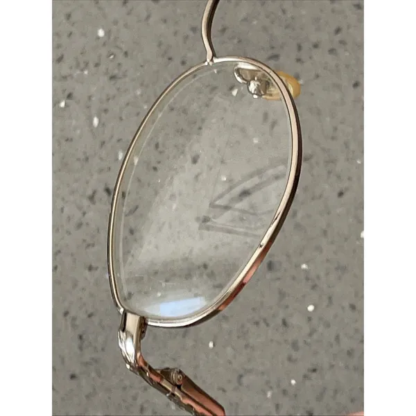 Marchon Super Flex Eyeglasses Frames ONLY Gold Flex Italy 50-18-130 oval - Image 12