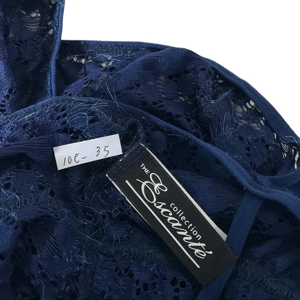 The Escante Collection Women Size XL Blue Bodysuit Lace (10E-35*) - Image 5