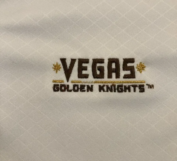 NHL Vegas Golden Knights Antigua White Athletic Casual Golf Polo Shirt Womens M. - Image 3