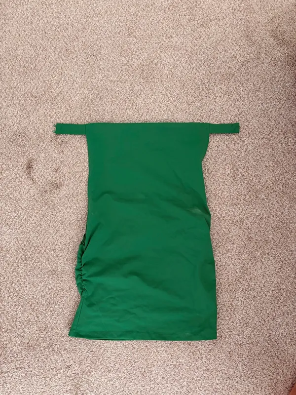 H&M Emerald Green Strapless Tube Dress Top - Image 2