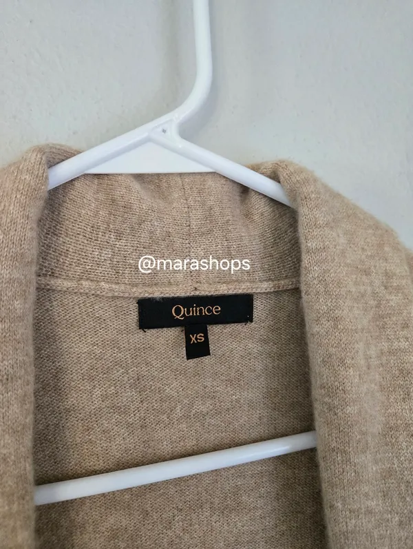 Quince Mongolian Cashmere Duster Cardigan Sweater - Image 5