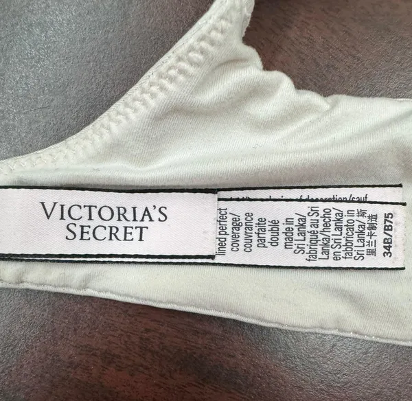 Victoria’s Secret Body By Victoria Lined Perfect Coverage Nude Sparkle Bra 34B - Image 5
