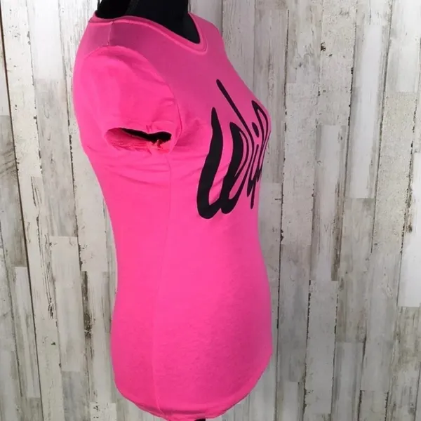 Wifey Graphic Print Screen Tee Shirt Top New S M v6x - Image 3
