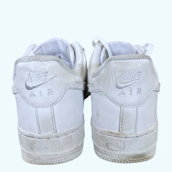 Nike Air Force 1 Low '07 Women's Sz 8 Triple White‎ 315115-112 - Image 8