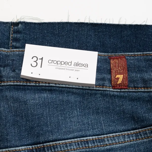 7 For All Mankind - Alexa Crop Straight Leg‎ Jeans - Image 13