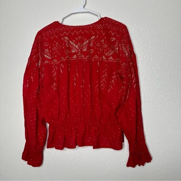 Free People Counting Stars Peasant Blouse‎ XS - Image 7