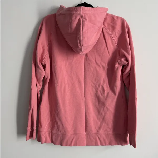 The North Face Women's Soft Pink Hoodie Size L - Image 6