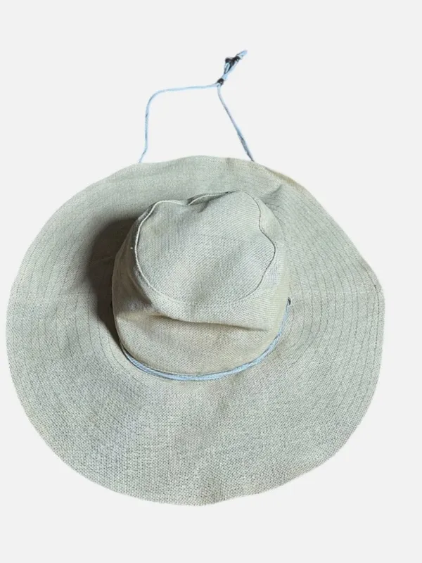 Tory Burch Adjustable Wide Brim Sun Hat Khaki Safari Beach Resort Hat - Image 2