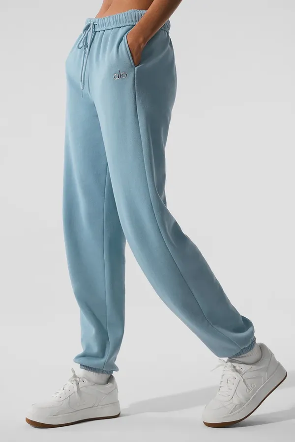 Alo Accolade Yoga Sweatpants Celestial Blue - Image 5