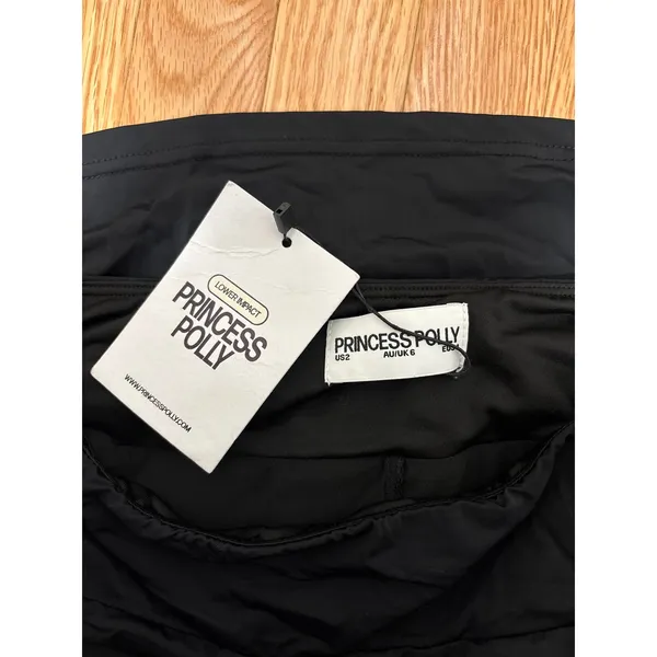 Princess Polly Black Athletic Skirt Size US 2 - Image 7
