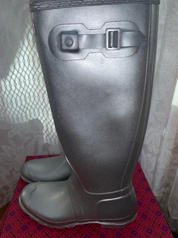 Hunter Cosmic Silver Rain Boots  - Image 9