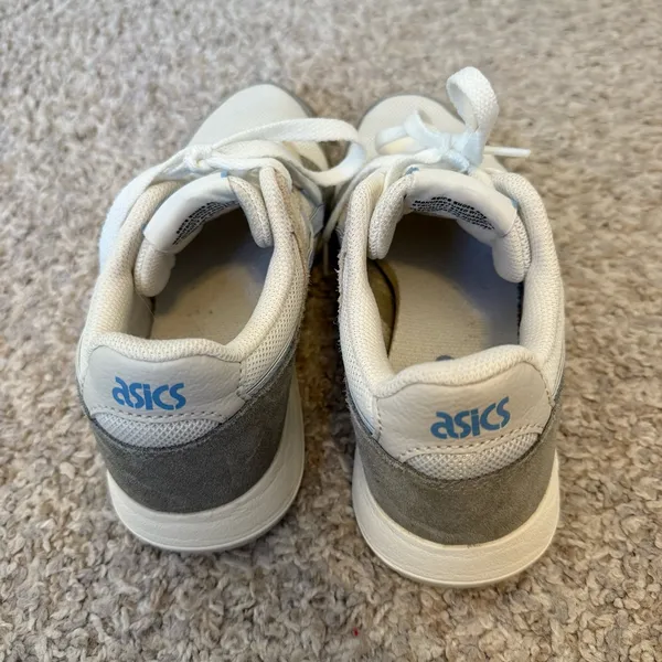 ASICS Lyte Classic Women’s Sneakers in Cream/Soft Sky Blue Color Size 6 - Image 12