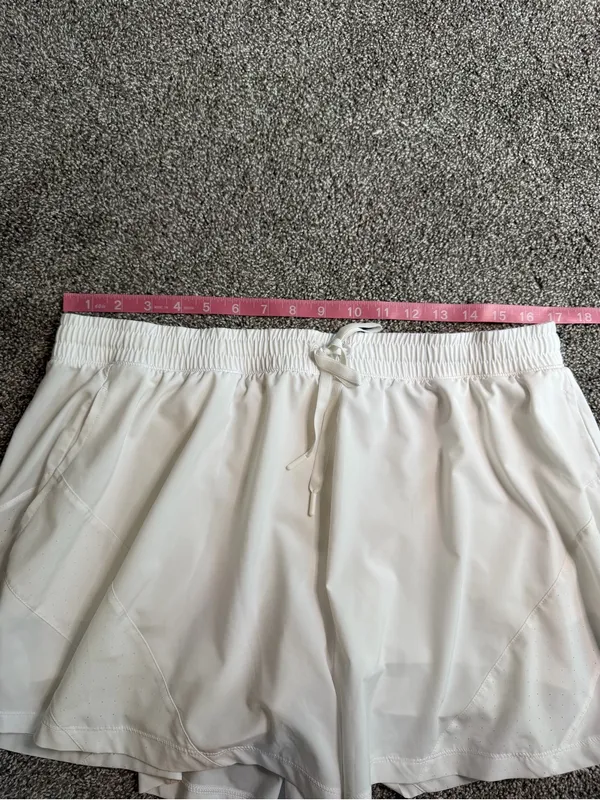 Avia Women’s L 12-14 White 2-in-1 Lined Running Athletic Shorts - Image 5