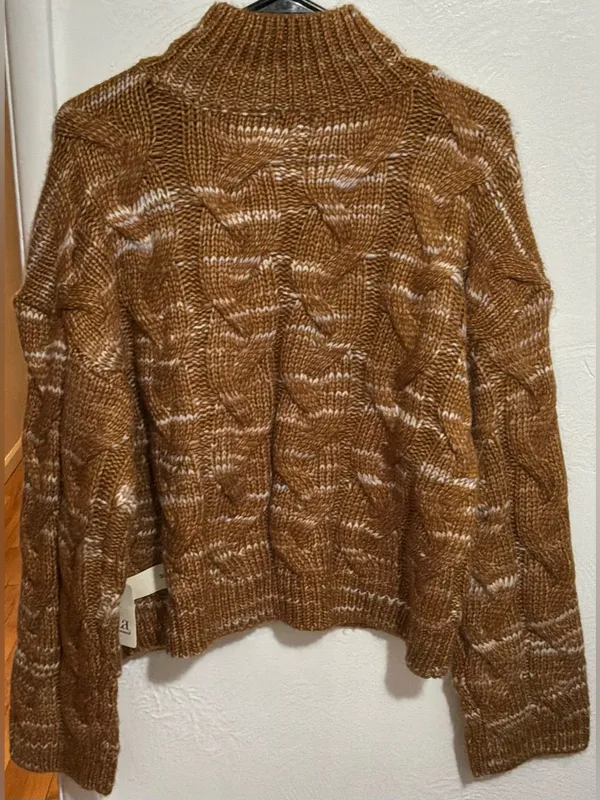 #61 NWT A.N.A Women’s Mock Neck Long Sleeve Sweater Size M - Image 3