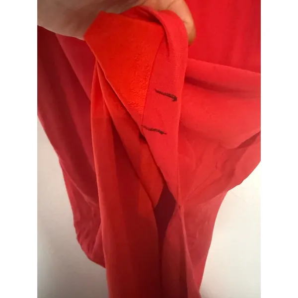 Lovers + Friends Revolve Red Off the Shoulder Side Slit Cocktail Maxi Gown S - Image 13