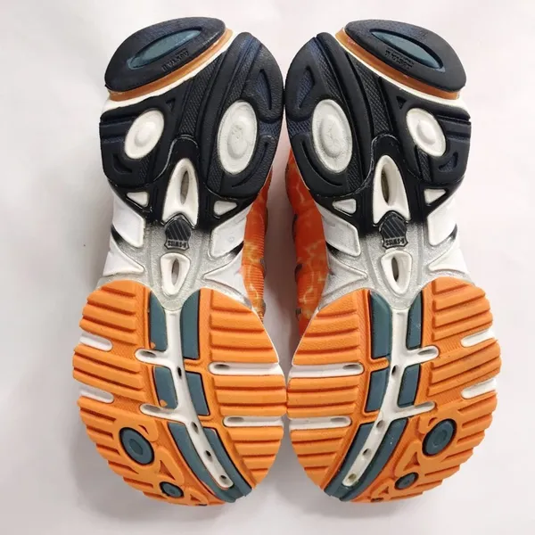 K Swiss K-Ona LA Marathon Running Sneakers Shoes Orange Grey Silver Women 7 - Image 8
