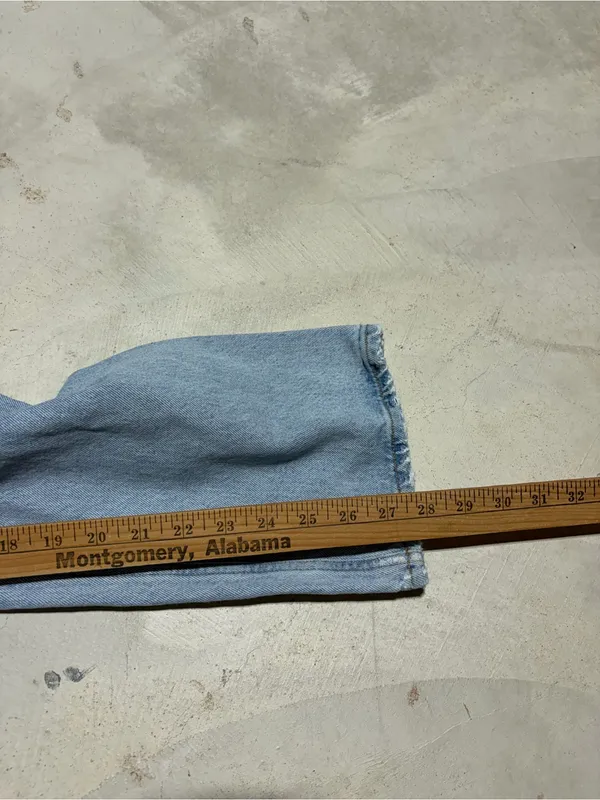 Agolde 90sLight Wash Straight Leg Jeans NEEDS REPAIR 27 - Image 14