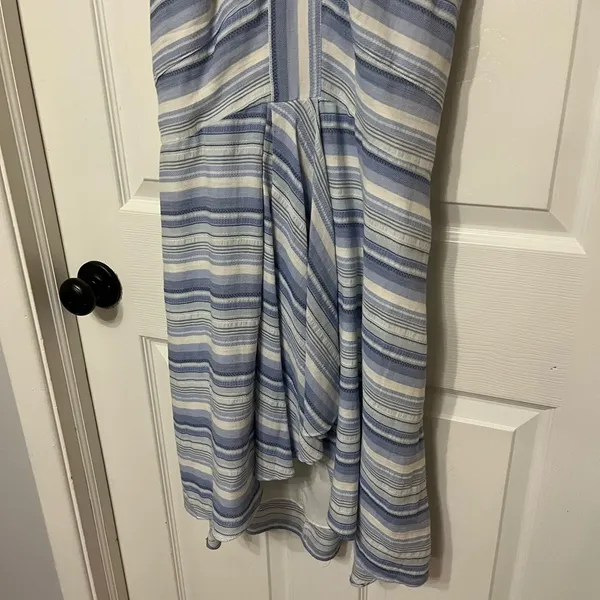 Amanda Uprichard Vineyard Striped Cotton Mini open back size large black white‎ - Image 6