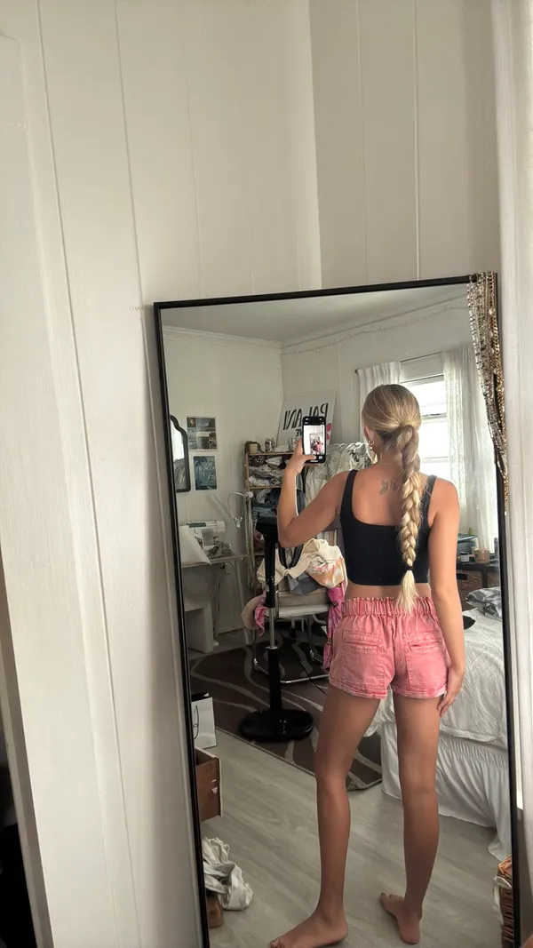 Boho Shorts Red - Image 4