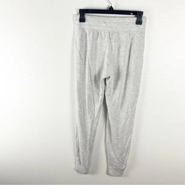 LULULEMON Gray Warm Down Super Soft Touch Drawstring Waist Joggers Size 4 Casual - Image 2