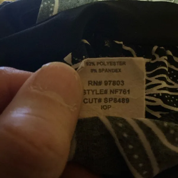 Vtg Y2K black floral sexy top - Image 4