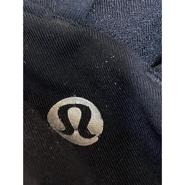 Lululemon Women's Black Strappy Yoga Workout Athletic Crop Top Sports Bra Size 6 - Image 4