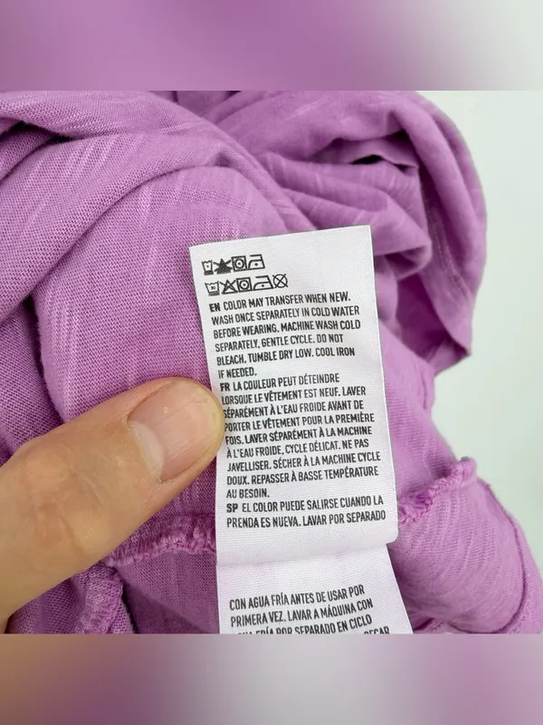 AMERICAN EAGLE Tiered Midi Dress Lilac Purple M - Image 6