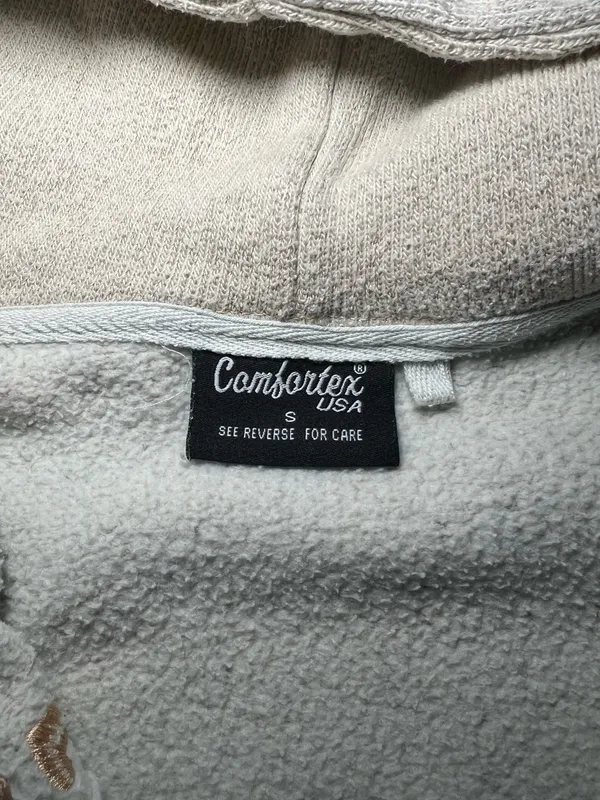 Key West Zip Up Hoodie Size Small Tan - Image 5