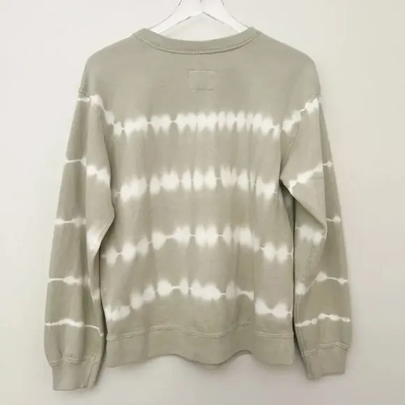 ABERCROMBIE & FITCH Soft‎ A&F Collection Garment Dyed Sweatshirt in Celery Green - Image 2