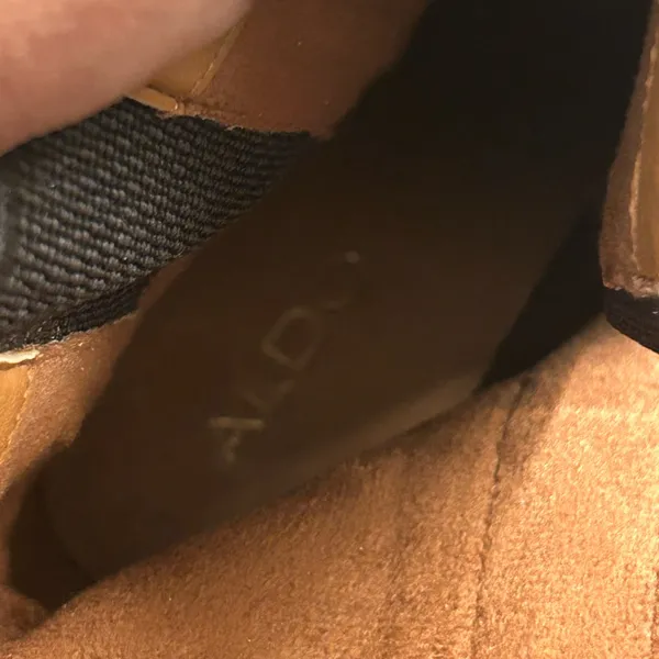 Aldo Brown and Dark Brown Ankle Boots - Image 6
