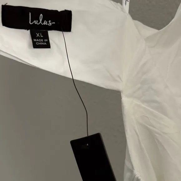 NEW Lulus Strolling Sicily White Pleated Backless Midi Dress With Pockets Sz XL - Image 13