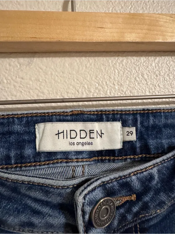 Hidden Mid-Rise Dark Wash Skinny Jeans — Women’s Slim Fit - Image 2
