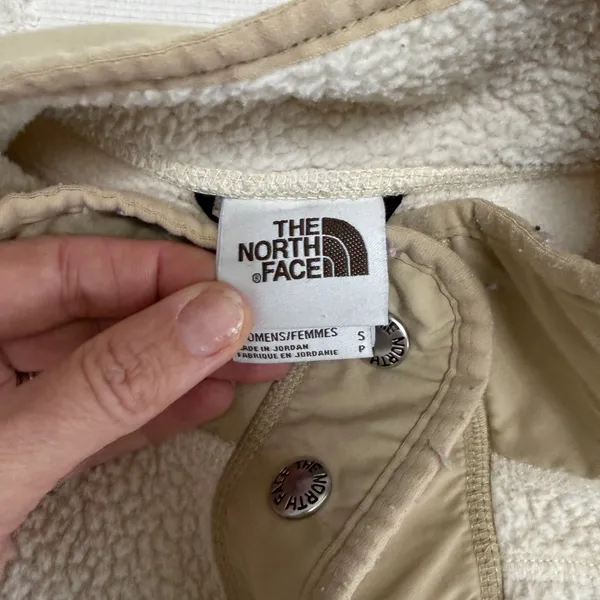 North Face Women's Cragmont Fleece Jacket Snap Button size Small - Image 3